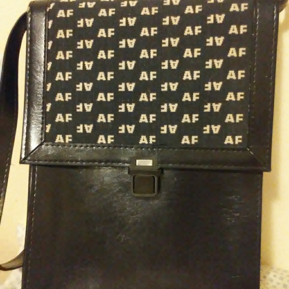 Authentic Air France Vintage shoulder travel bag